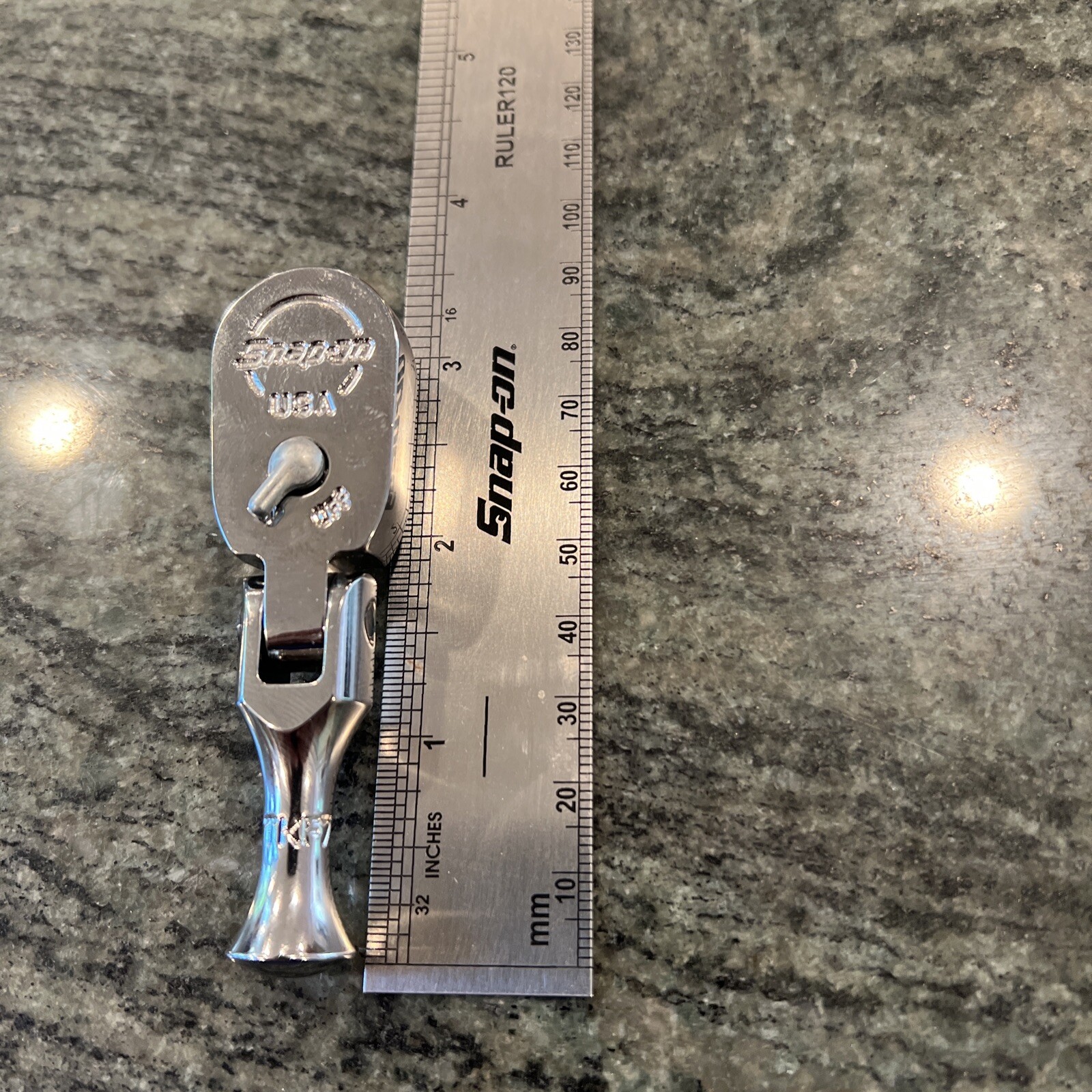 Snap On-™️ New TKF72 Stubby Flex Head Ratchet 1/4” Drive