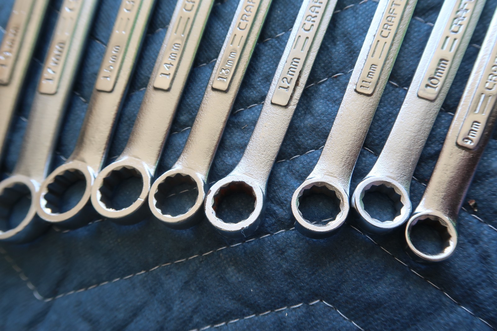 9 – Craftsman Metric Combinations Wrenches -VV- See description for sizes. USA