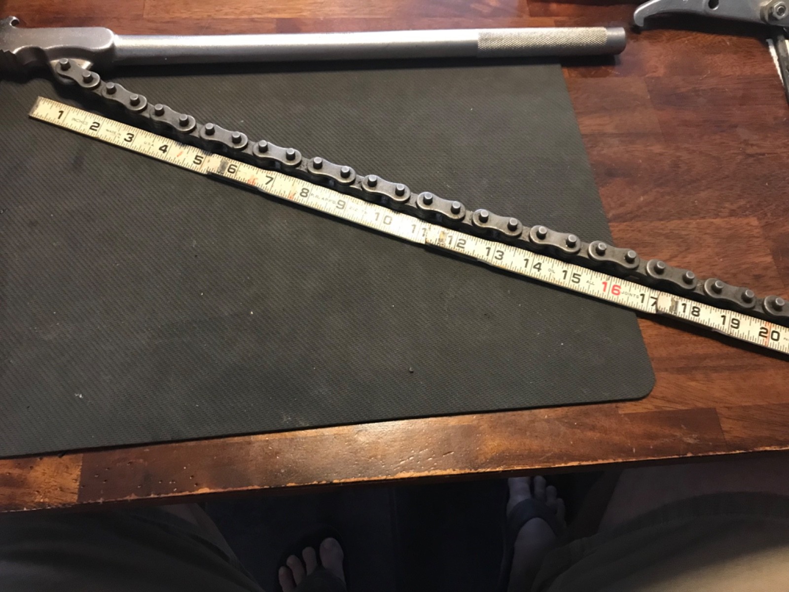 OTC Tools Heavy Duty Ratcheting Chain Wrench 7401 24″ Chain / 19″ Handle
