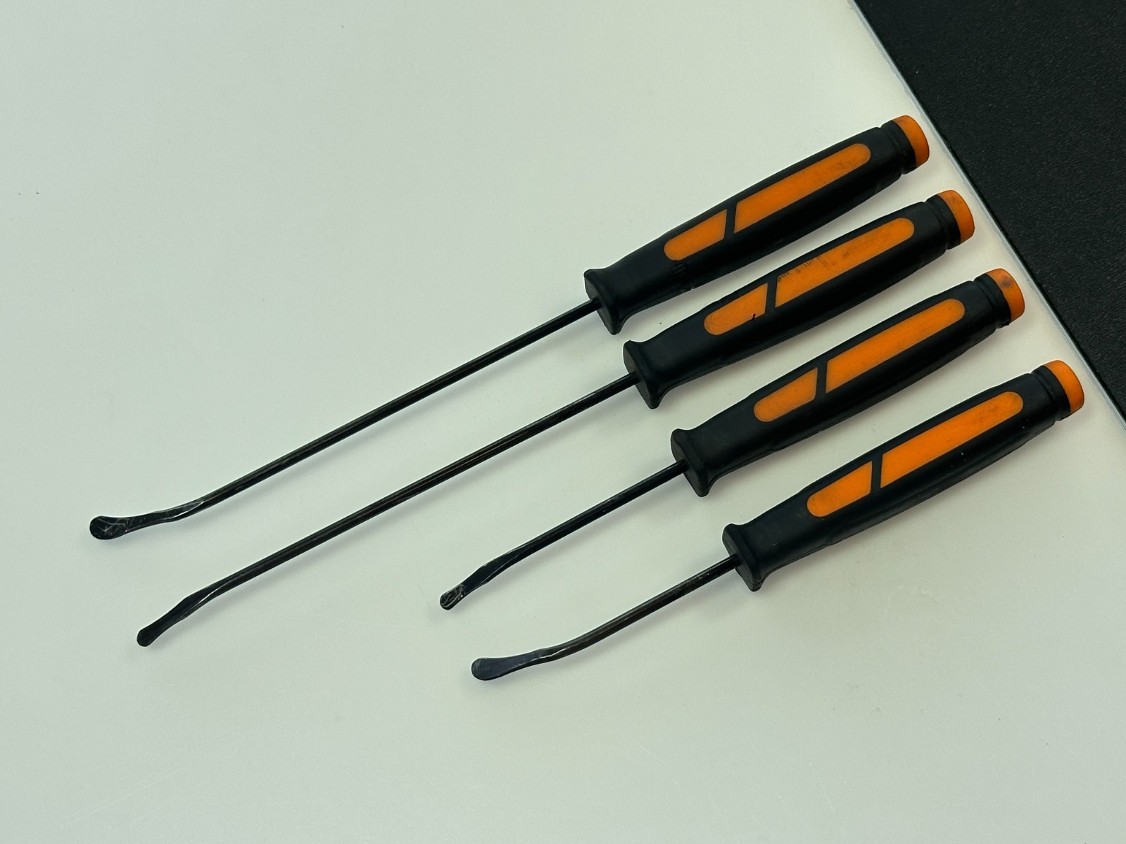 Matco Tools SRP4O 4pc Pick & O Ring Remover Set ORANGE Soft Grip, Rounded Tips