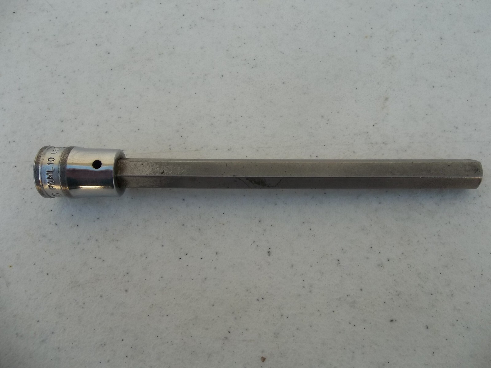 Snap on FAML10 Long 10mm Hex Bit Socket 3/8 Dr