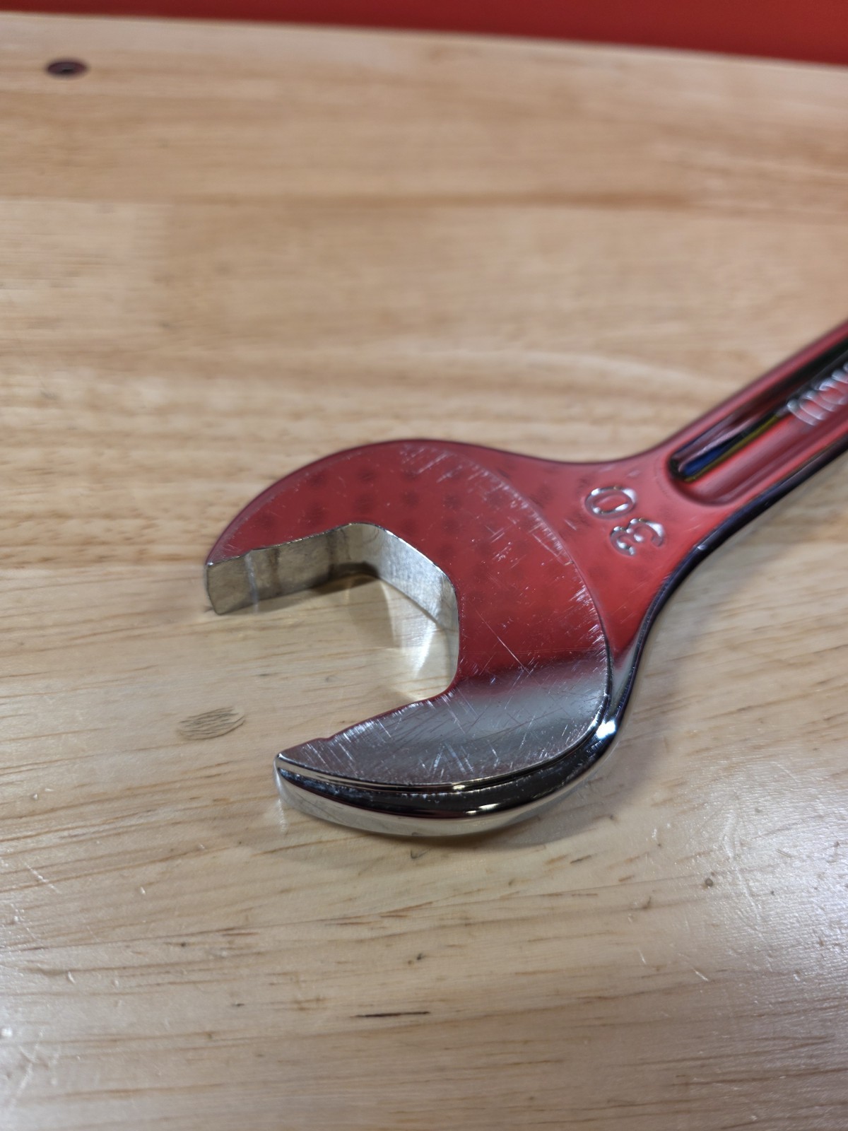 Mac Tools M30CL440 30mm Metric Standard 12-Point Chrome Combination Wrench NICE