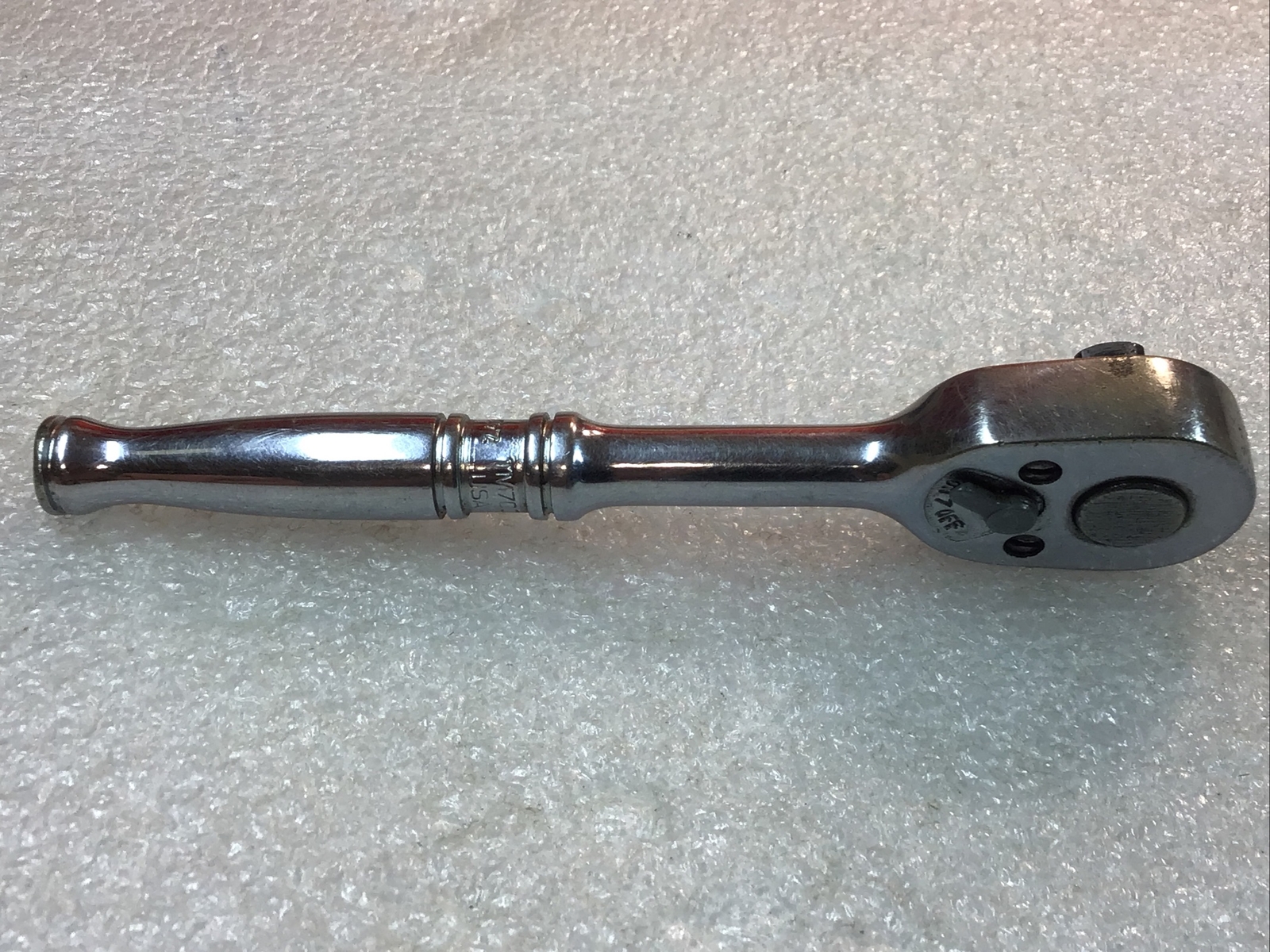SNAP-ON TM70C – 1/4″ DRIVE,CHROME, STANDARD HANDLE RATCHET🇺🇸-USA-NICE-
