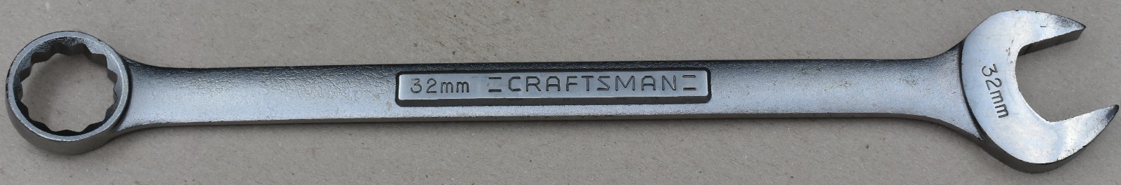 CRAFTSMAN USA -VA- 42936, 32MM METRIC, 12-POINT, OPEN/BOX END COMBINATION WRENCH