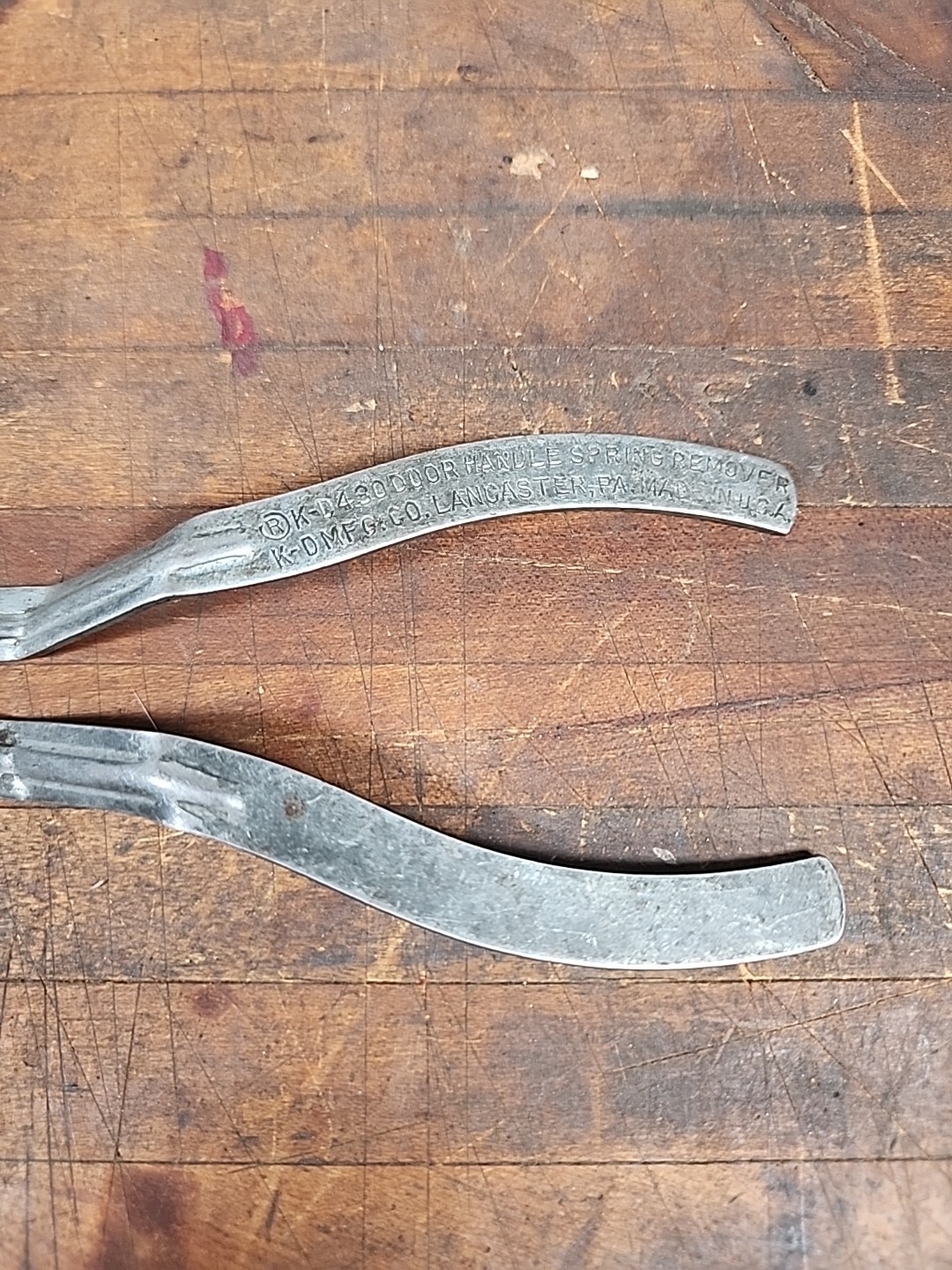K-D Door Handle Spring Tool 430 Vintage Interior Handle Removal Mechanic Tool