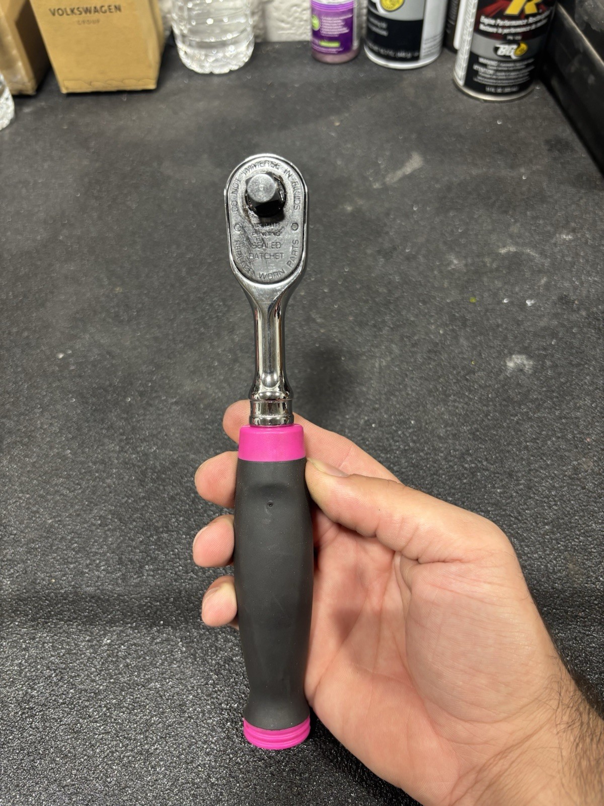 Snap On FH100 Pink Soft Handle 3/8 Ratchet Used Once