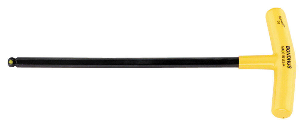 3/8″ Hex Prohold Balldriver T-Handle Wrench 11.8″ Long Bondhus USA 75114