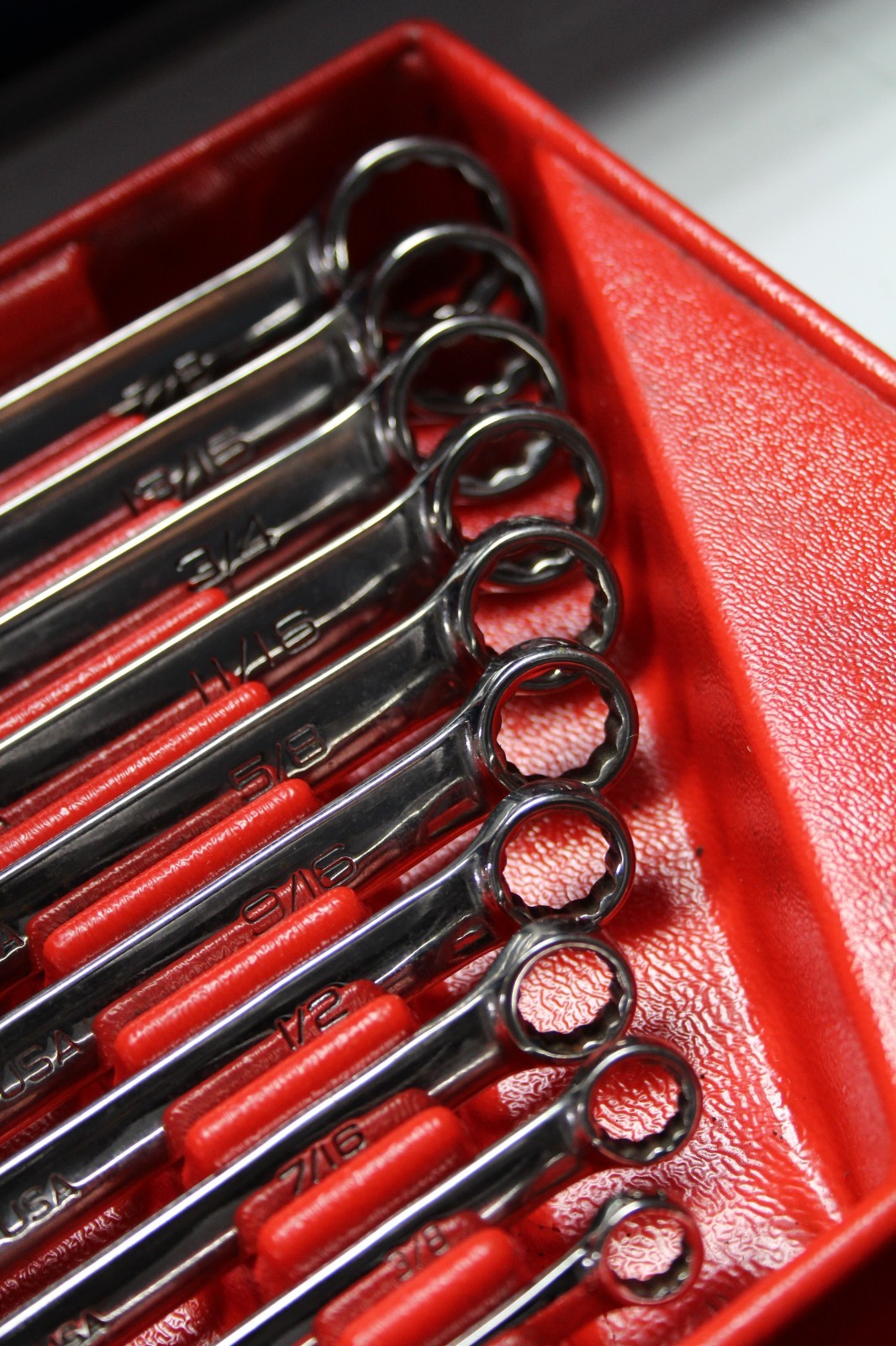 Snap-on SOEXM710 & SOEX710 20-Piece Flank Drive® Combination Wrench Set SAE & MM