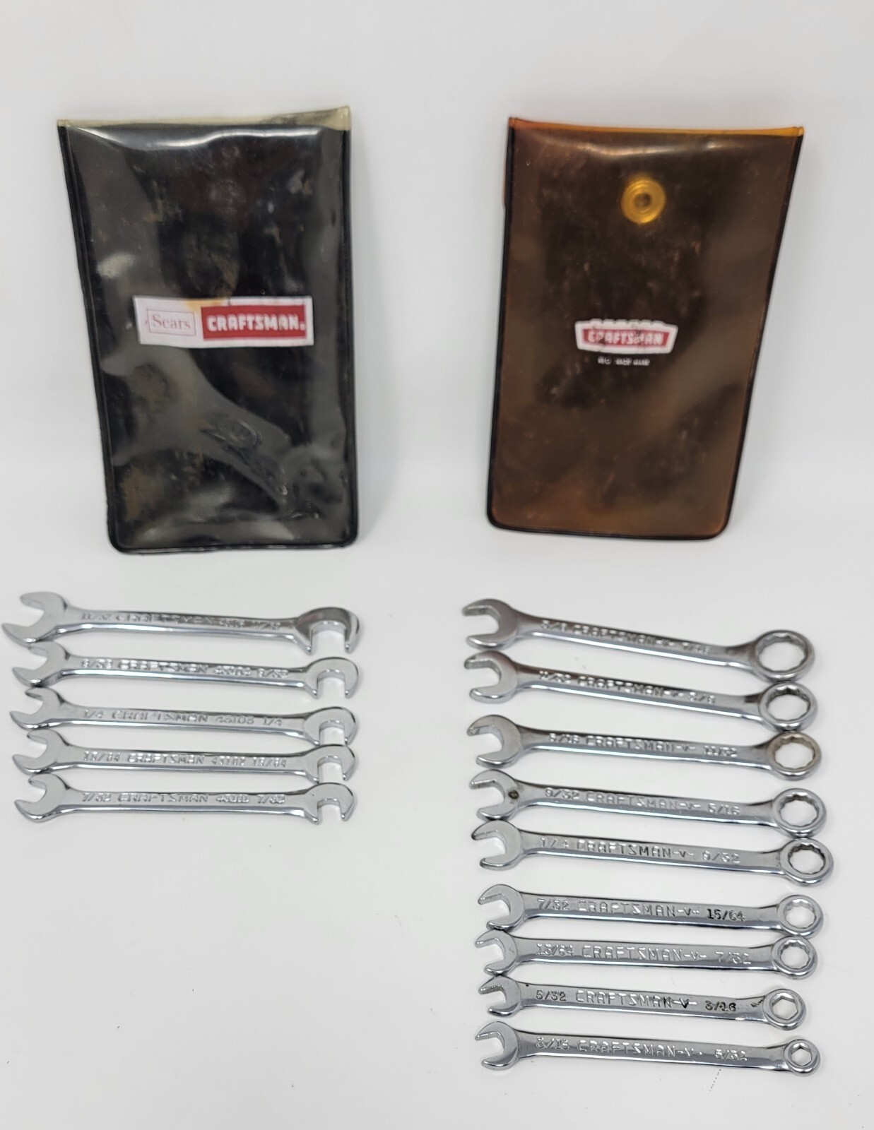 Vintage Craftsman Combination Ignition Wrenches Mixed Lot Of Set 4306 & V