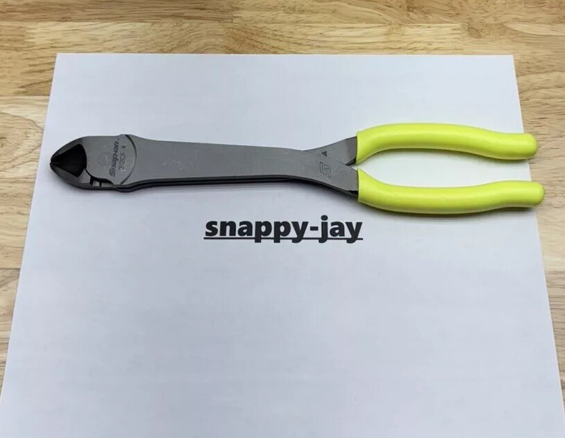 *NEW* Snap-on 11″ Long Heavy Duty Diagonal Cutters 312CFHV – Hi-Viz