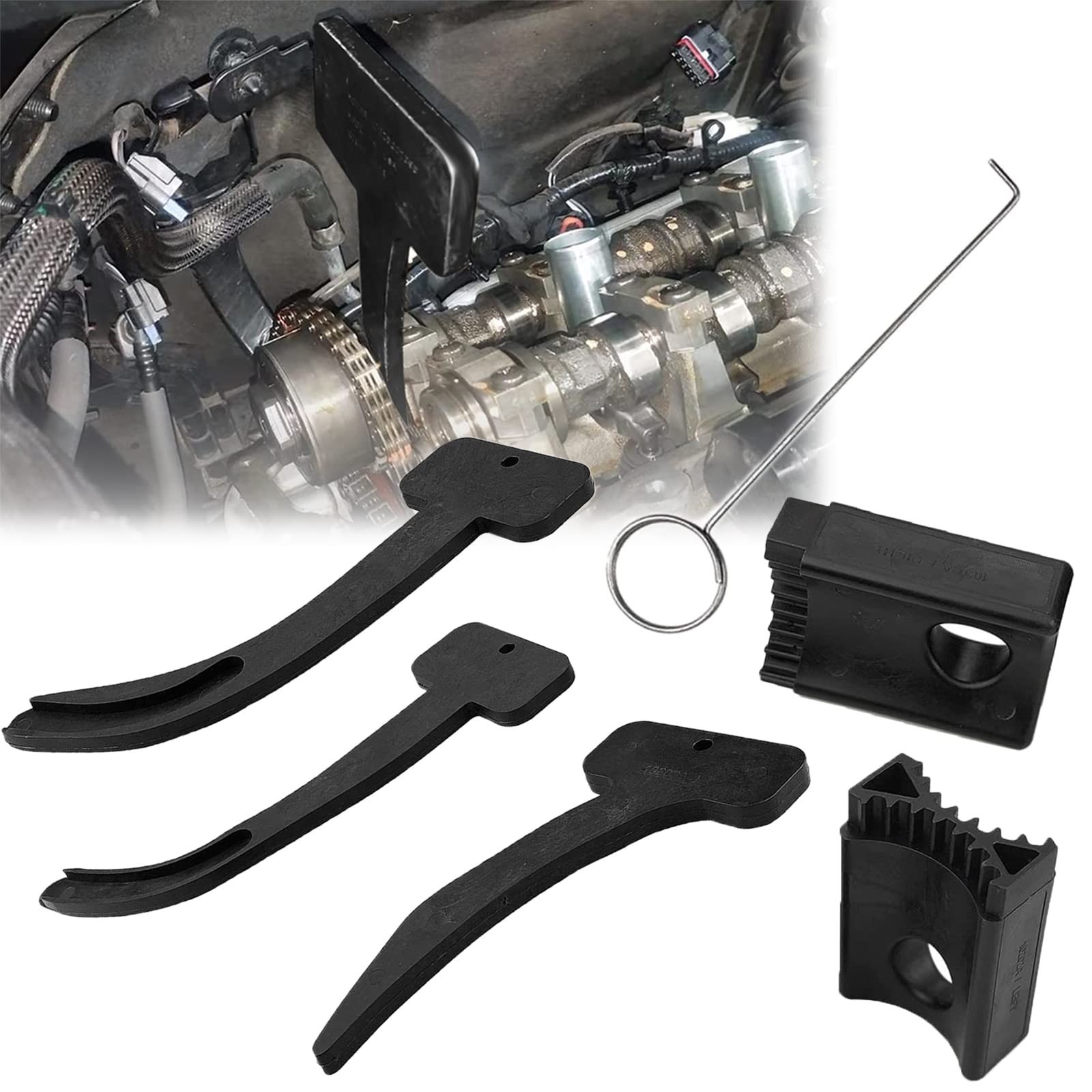 6-Piece Camshaft Phaser Timing Chain Tool Set for VW Chrysler Jeep Dodge 3.6L