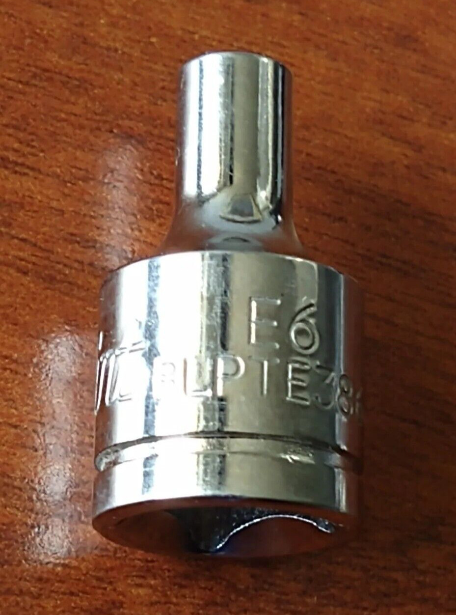 BLUE POINT BLPTE386, 3/8″ DRIVE, E6 TORX SOCKET *NEW/UNUSED*