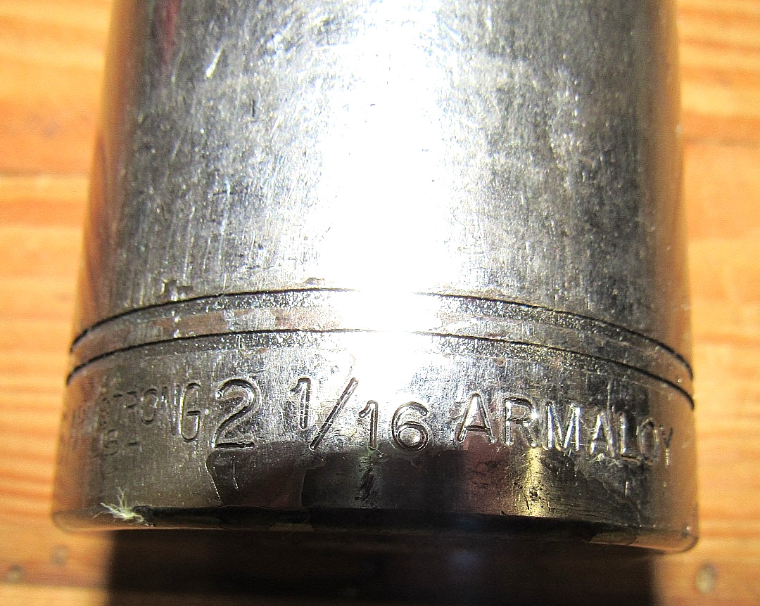 2-1/16″ Socket 12-point 3/4″ Drive ARMSTRONG #13-166 IN GOOD CONDITION