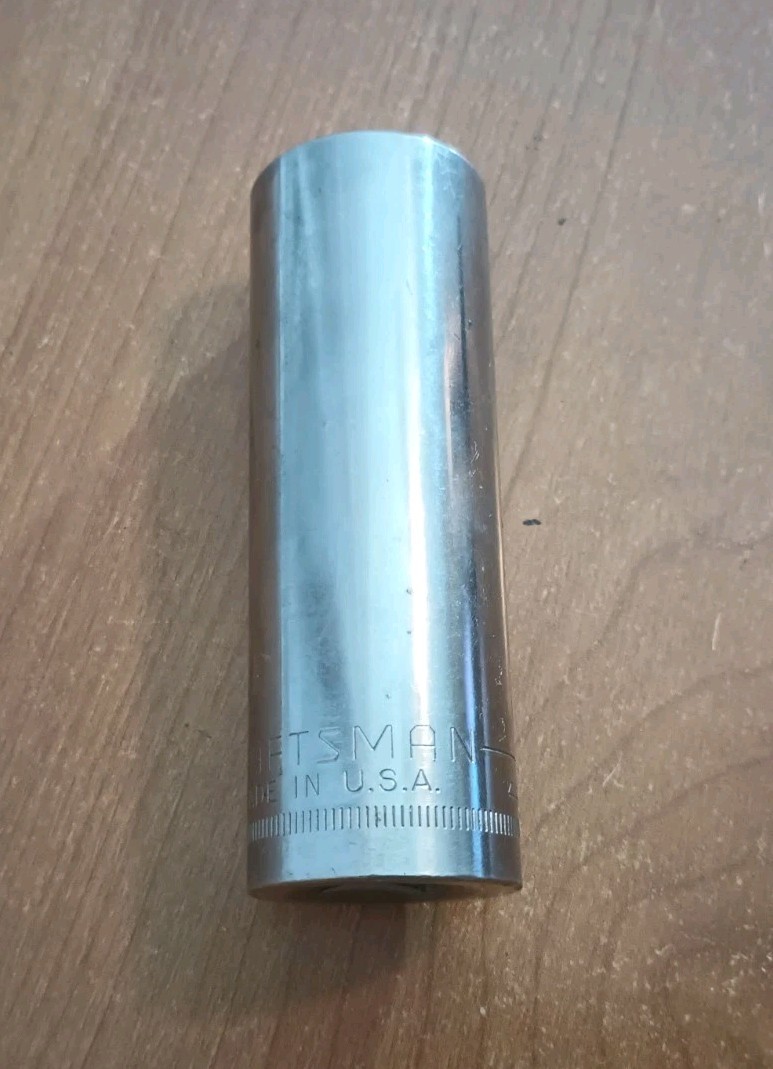 Craftsman 21mm Deep Socket 1/2″ Drive 12 Point G Series 44447 Made in USA