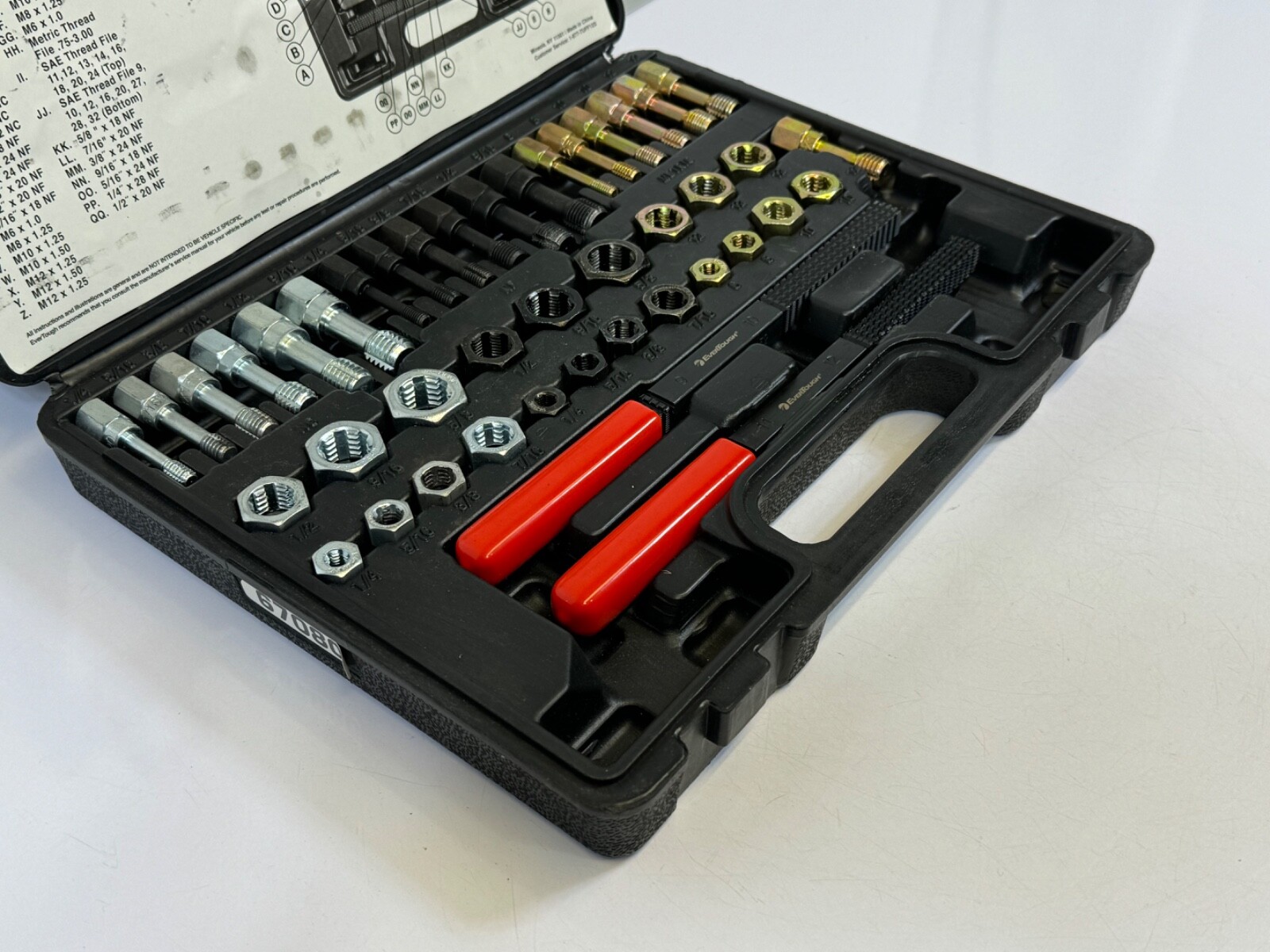 EverTough 67080 Thread Restoring File, Tap, and Die Kit / For Restoring Threads