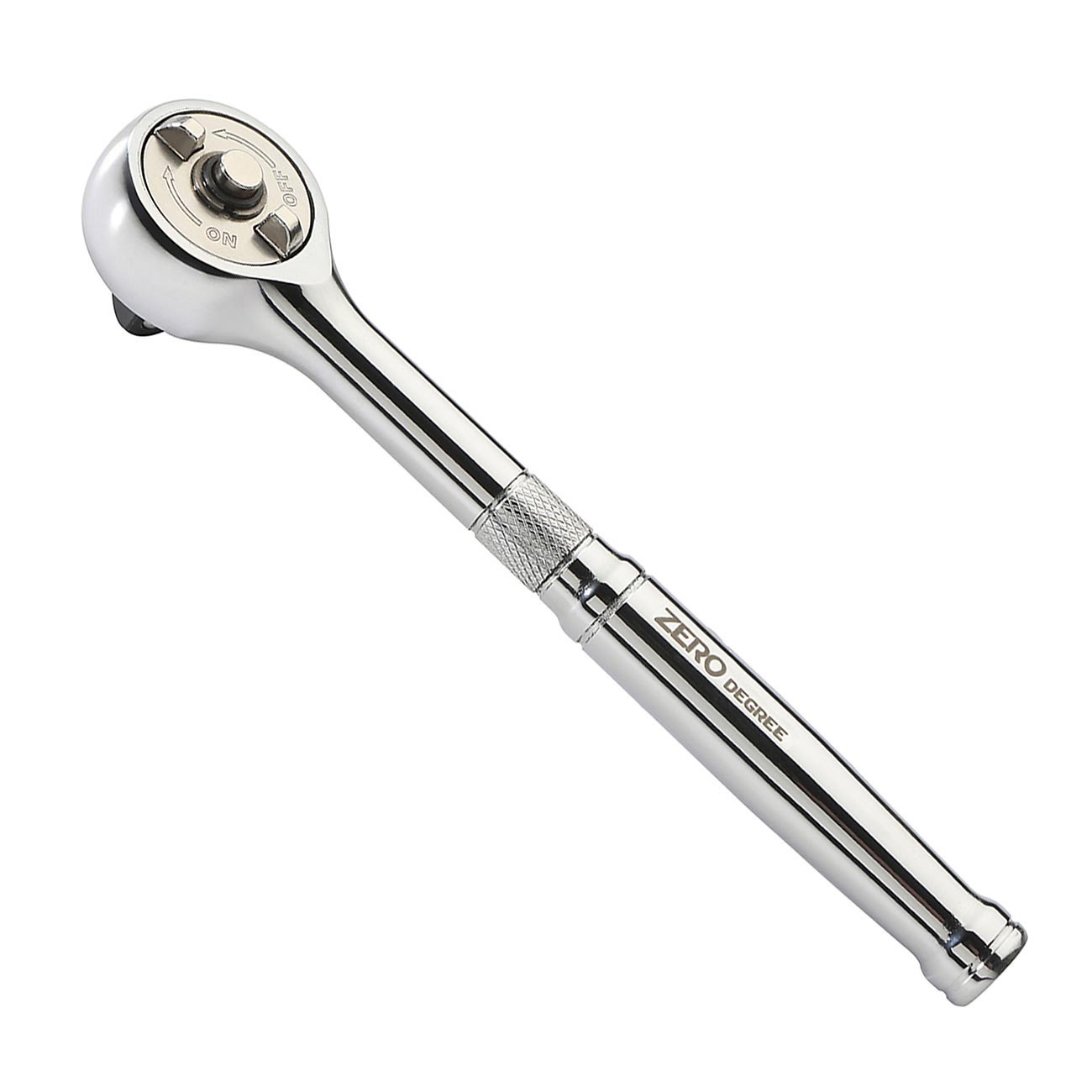 Zero Degree 3/8″ Drive Gearless Ratchet 1° Sweep Quick Release Chrome Plated