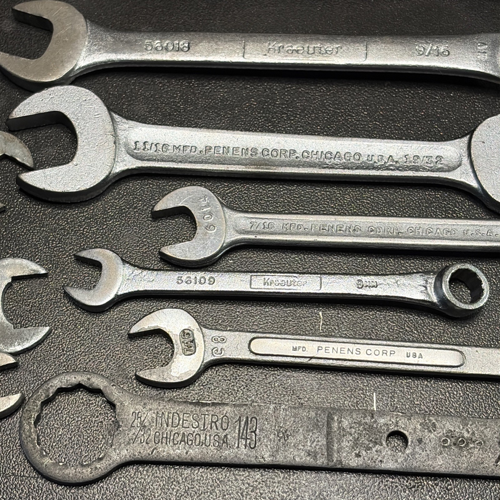 Lot Of 34 Wrenches Penes Corp, Armstrong, Tri-Fit, Krauter, Billings