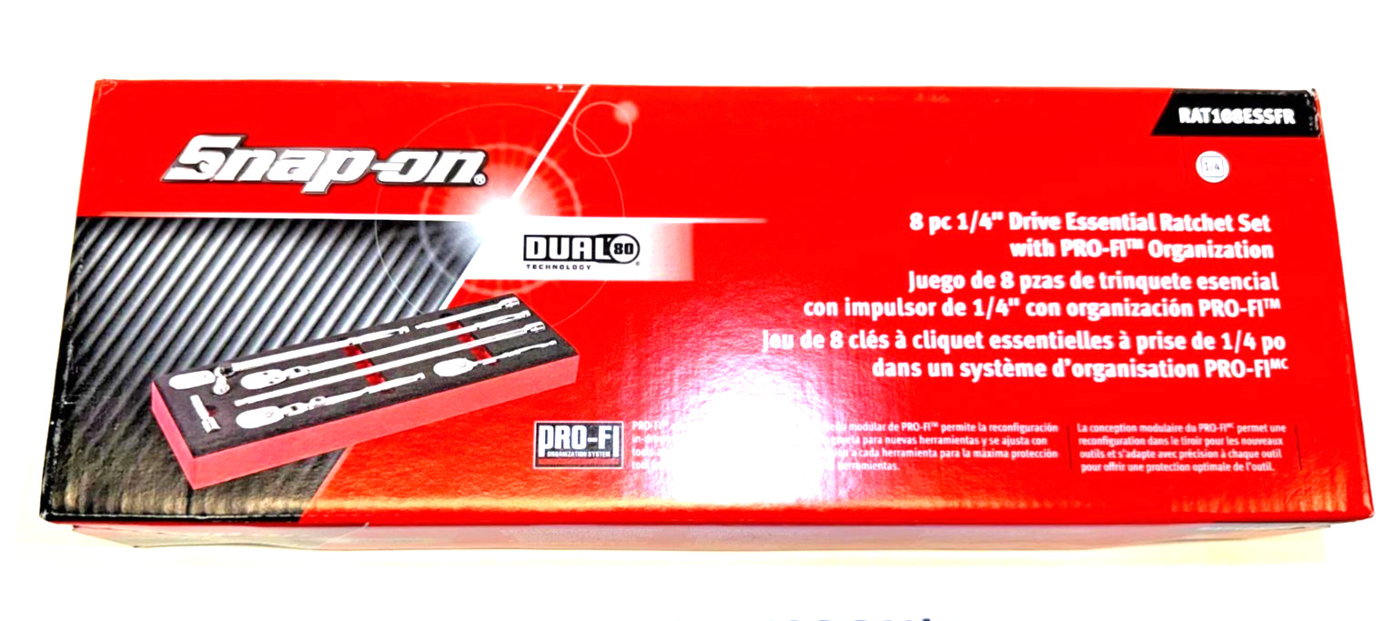 New Snap-on™ 1/4″ drive Ratchet & Extension Foam Set with TX72 TLLF72 T72MP T72