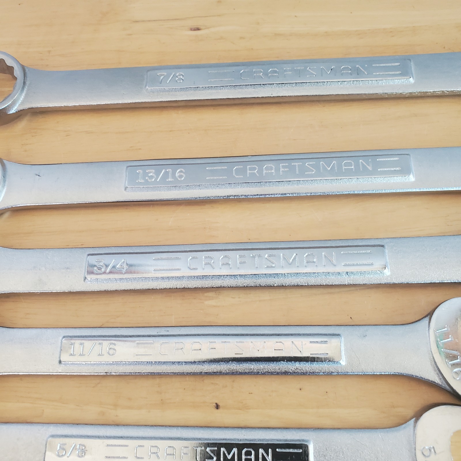 12pc Craftsman 12pt SAE Combination Wrench Set 1/4″ -7/8″ A-AD Series