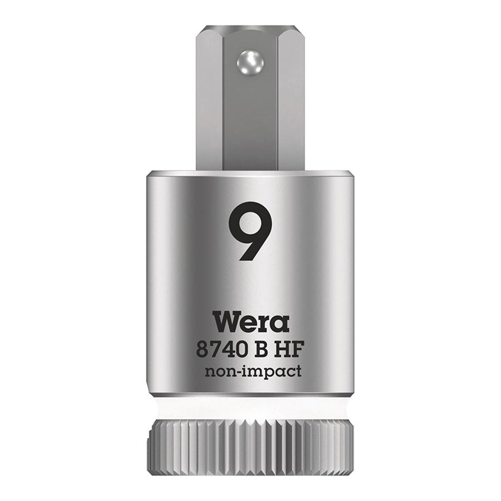 Wera 8740B HF Zyklop 3/8» Drive Hex 9.0 x 38.5mm with HF 05003041001