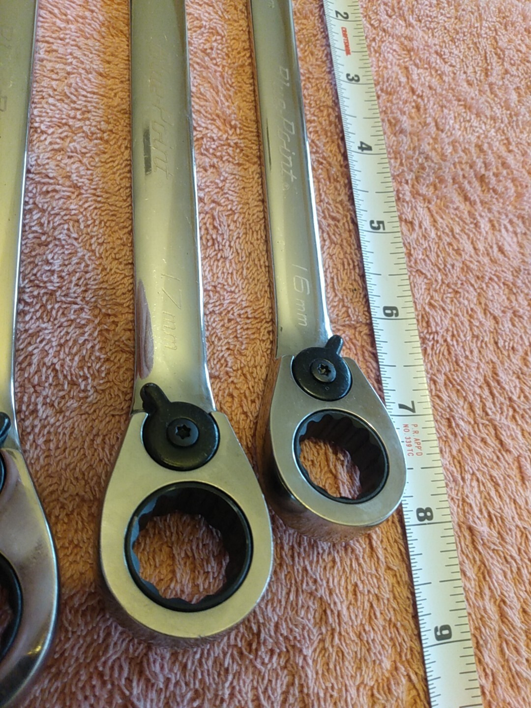 Blue Point By Snap On Tools 16 17 18 And 19 Mm Reversible Combination Wrenches