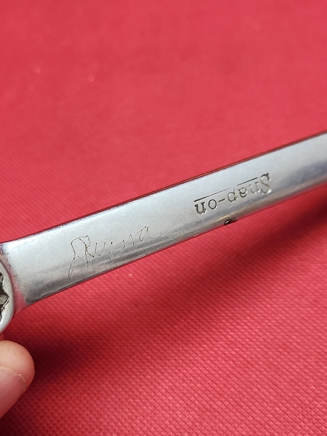 Snap On USA Tools OEX180 9/16″ Open / Box End Combination Wrench Great Condition