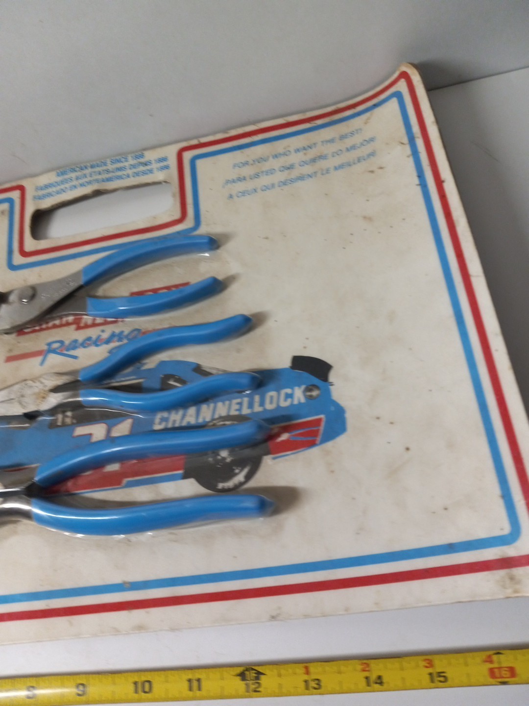 NOS Vintage channellock plier set Racing Series 1980s ( ULTRA RARE )