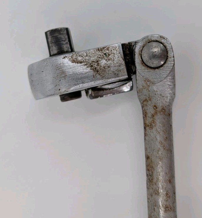 Vintage CRAFTSMAN 3/8 Inch Drive Flex Head Ratchet No. -V-42791 Forged In USA