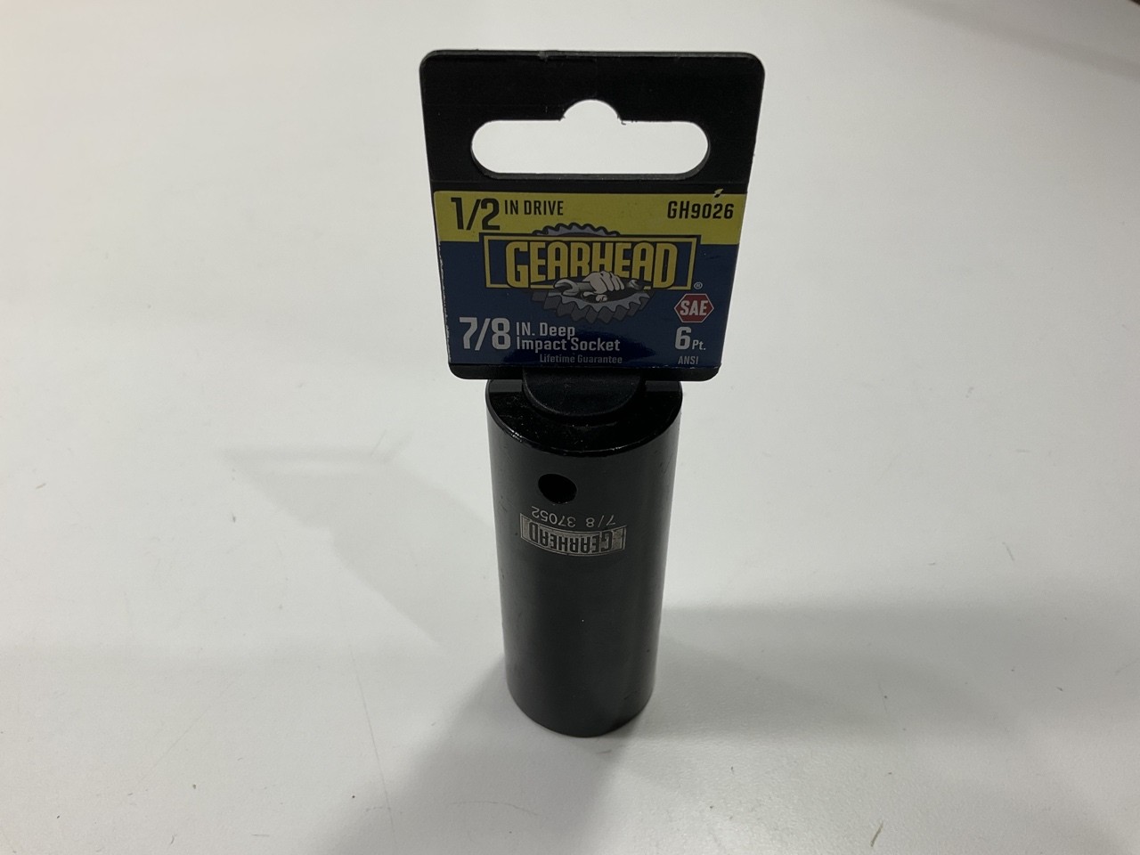 Gearhead GH9026 1/2″ Drive X 7/8 In Deep Impact SAE 6 Point Socket