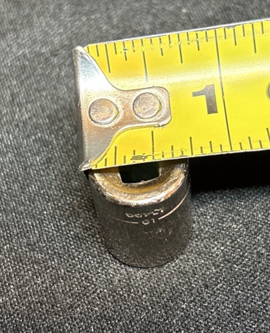 Craftsman USA 1/2″ Socket 6 Point 1/4″ Drive # 43499 USA Replacement Tool