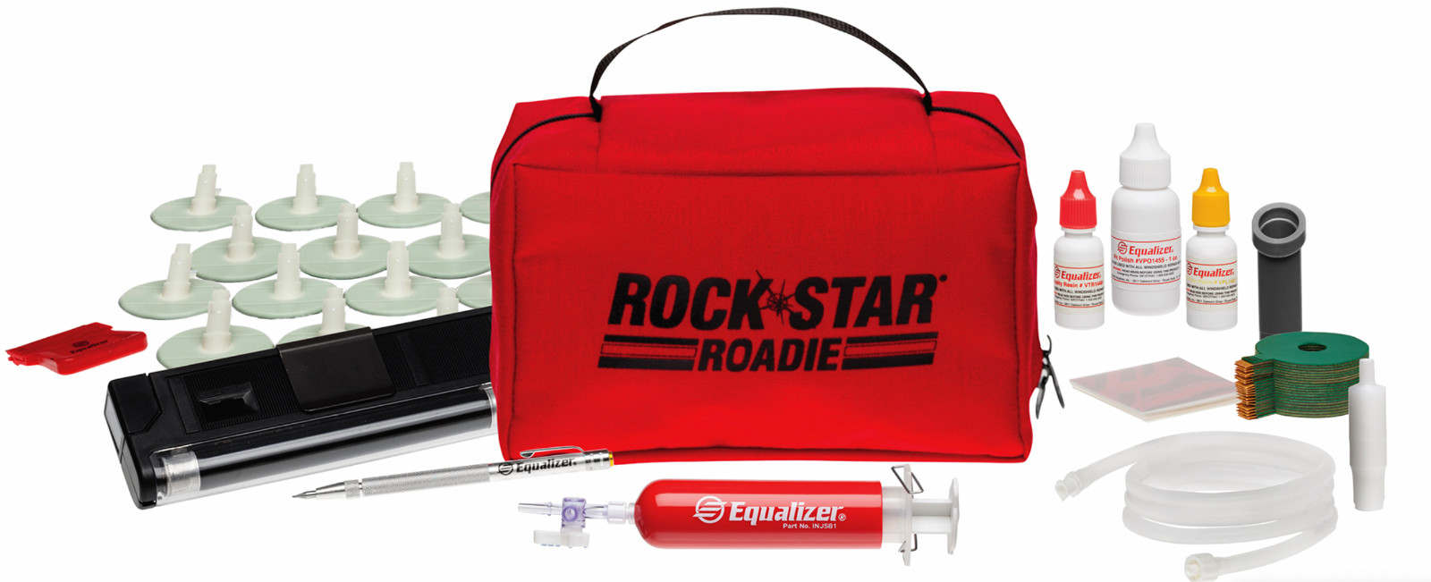 Equalizer® Rock Star® Roadie™ • Windshield Repair Kit Chip Glass Repair – UV528