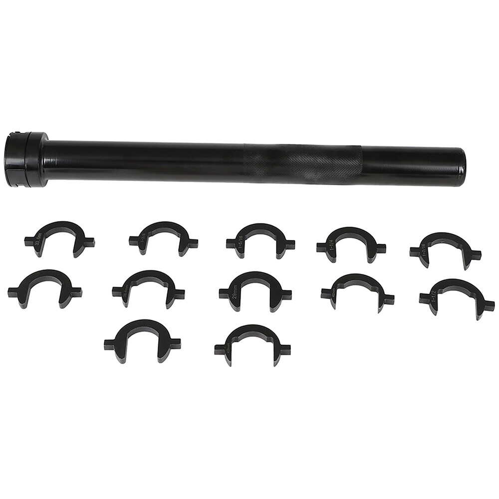 New 13pc Inner Tie Rod Removal Installation Tool Set with 12 SAE Metric Adaptors