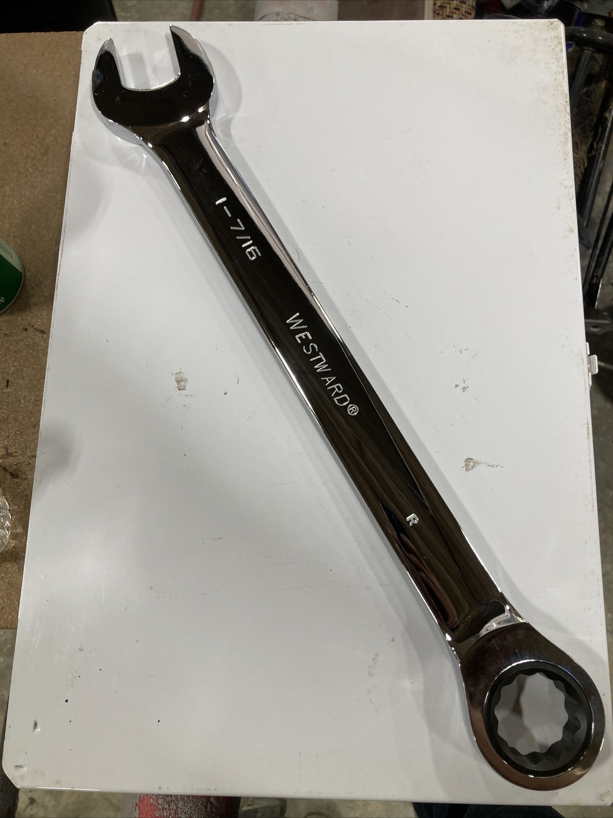Westward 1-7/16″ Combination Ratcheting Wrench Standard SAE 54PN41 NEW