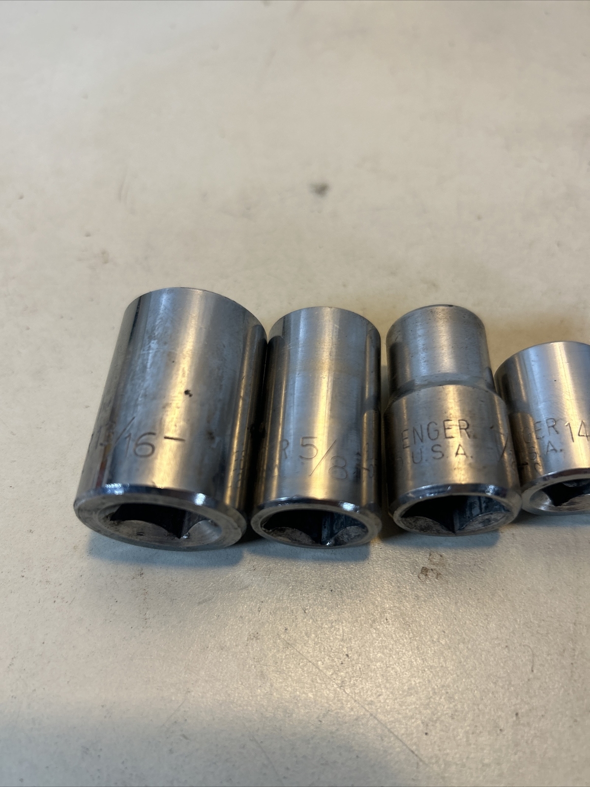 Lot Of Proto Challenger 1/4 3/8 1/2 Dr Sockets 13/16 5/8 1/2 14 7/16 7/32 4 9/32