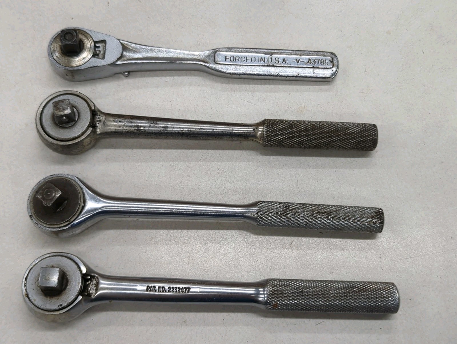 4pc 3/8″ Ratchet Craftsman, Power Kraft, (2) S-K USA Made Tool Set