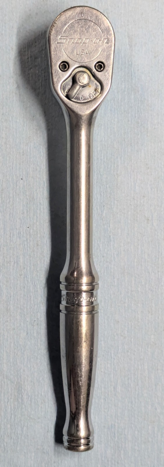 Snap-on F830 3/8 Drive Standard Handle Ratchet Made In USA Nice Condition