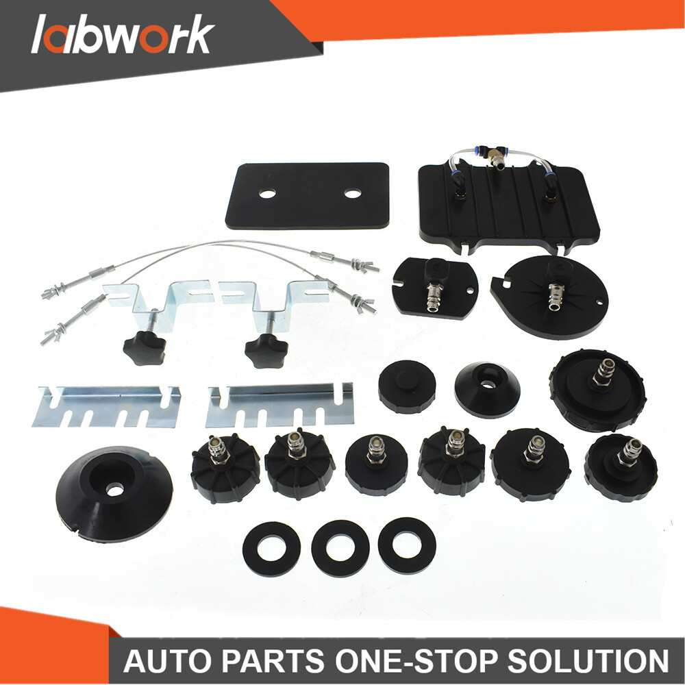 Labwork Portable Pneumatic Air Pressure Kit Brake & Clutch Bleeder Valve System