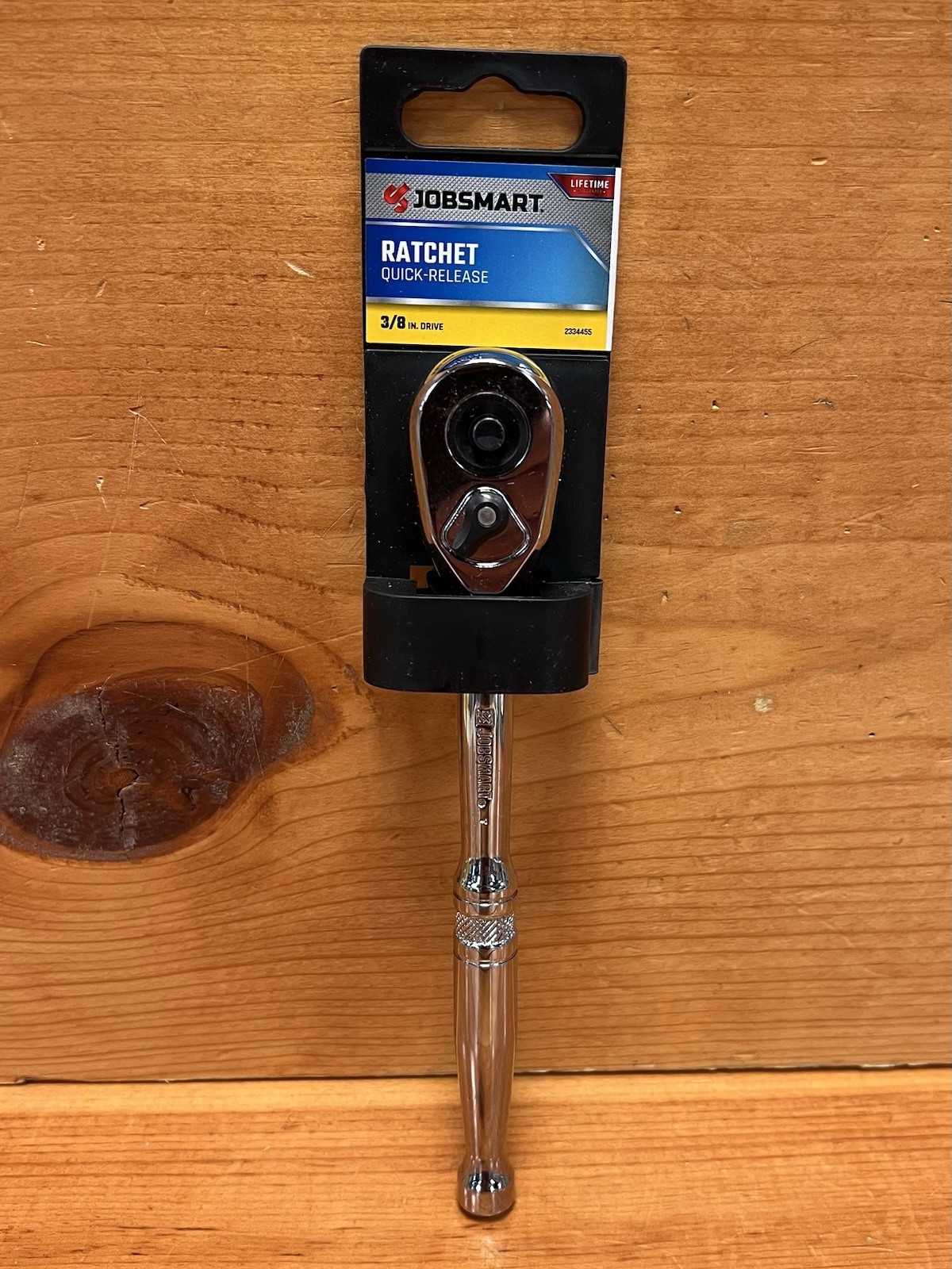 JOBSMART 3/8″ Drive Quick Release Ratchet 2334455