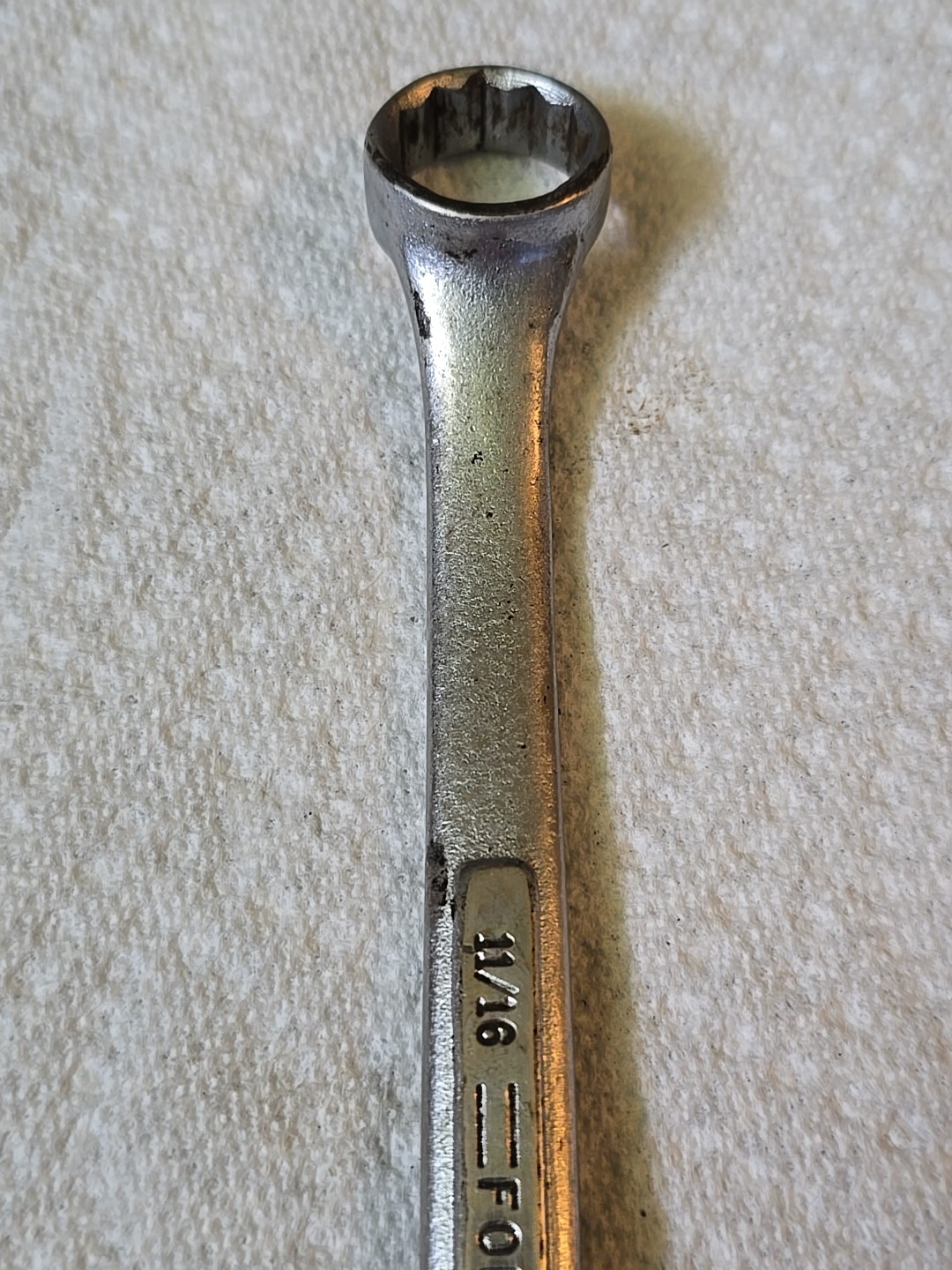 Craftsman =V= 11/16″ x 13/16″ Offset Double Box End Wrench USA V Series VTG 12pt
