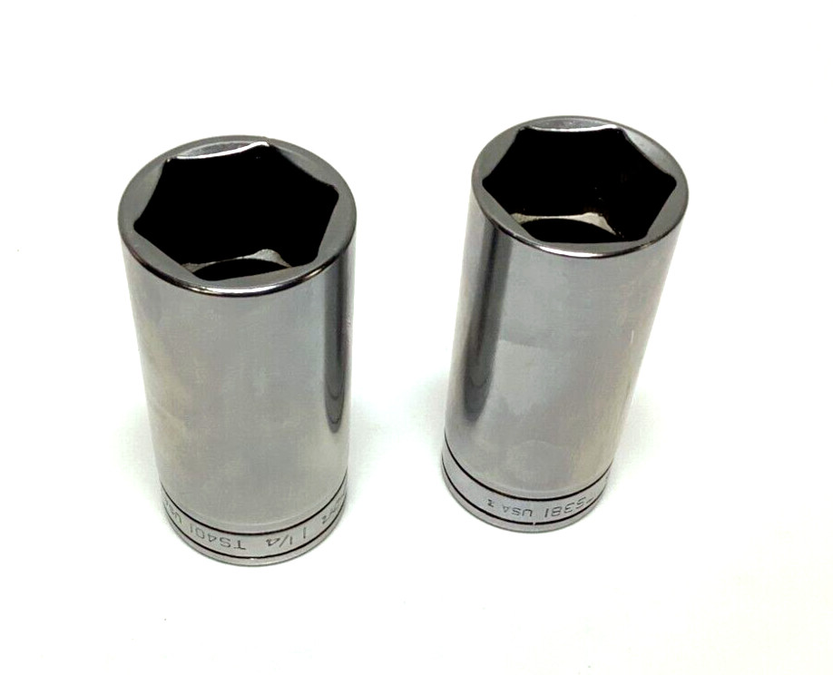 New Snap-on™ TS381 TS401 1/2″ drive 1 3/16″ 1 1/4″ 6-point Deep Socket Unused