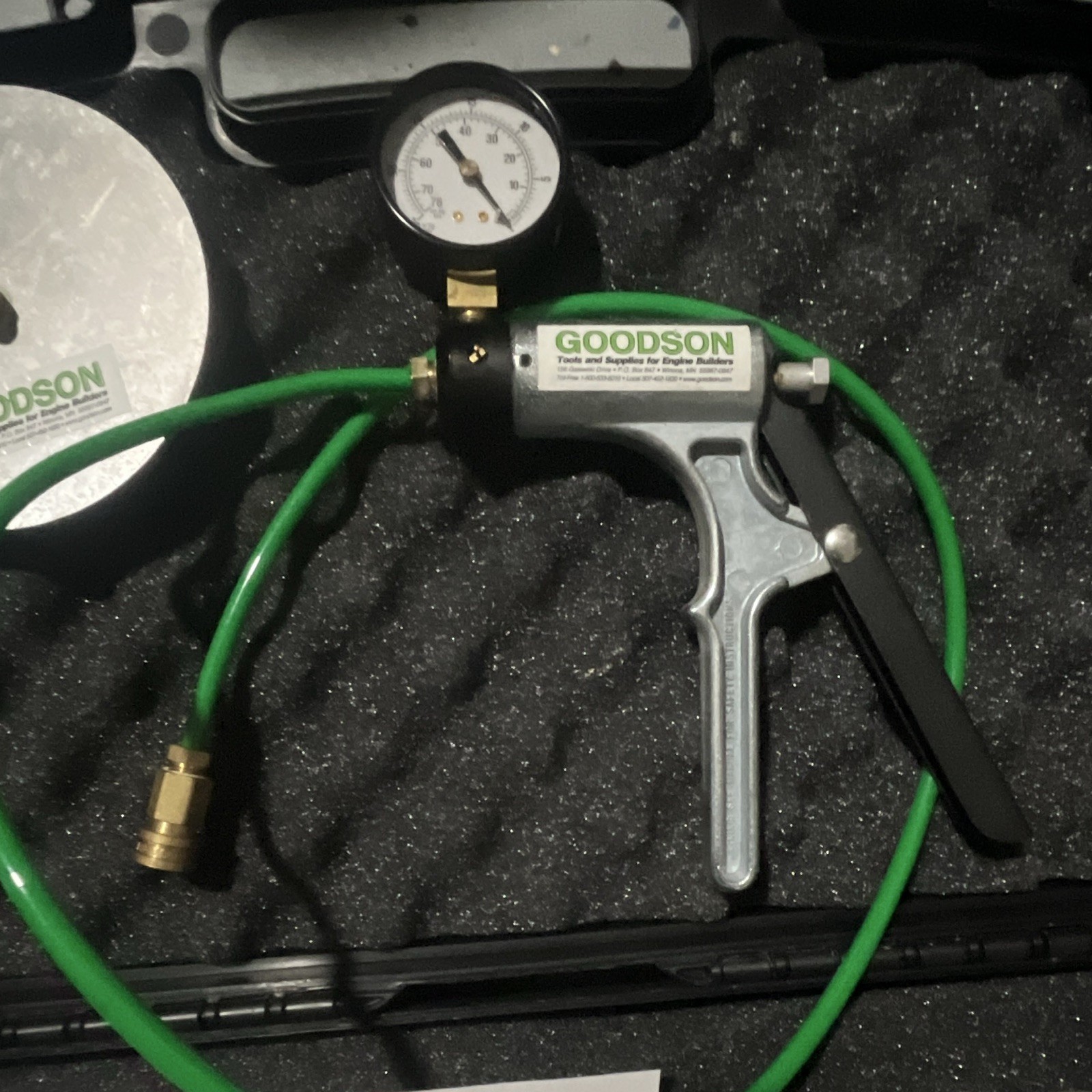 Goodson Heavy Duty Manual Vacuum Tester W Instruction Manual In Box working