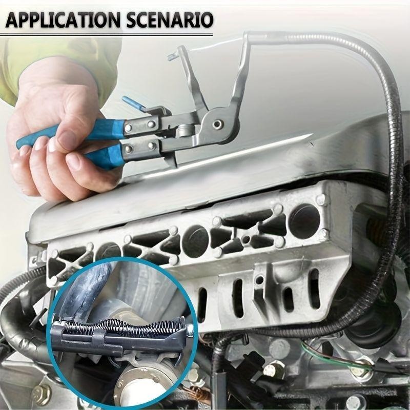 Tool kit-A set of 9 automotive hose clamp pliers, pipe tools, multi-functional c