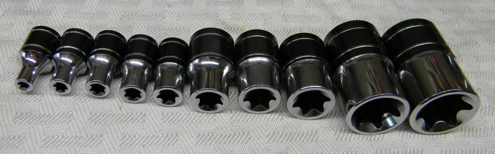MATCO TOOLS SILVER EAGLE 10PC COMBINATION DR E TORX SOCKET SET E4-E20 MINUS E16