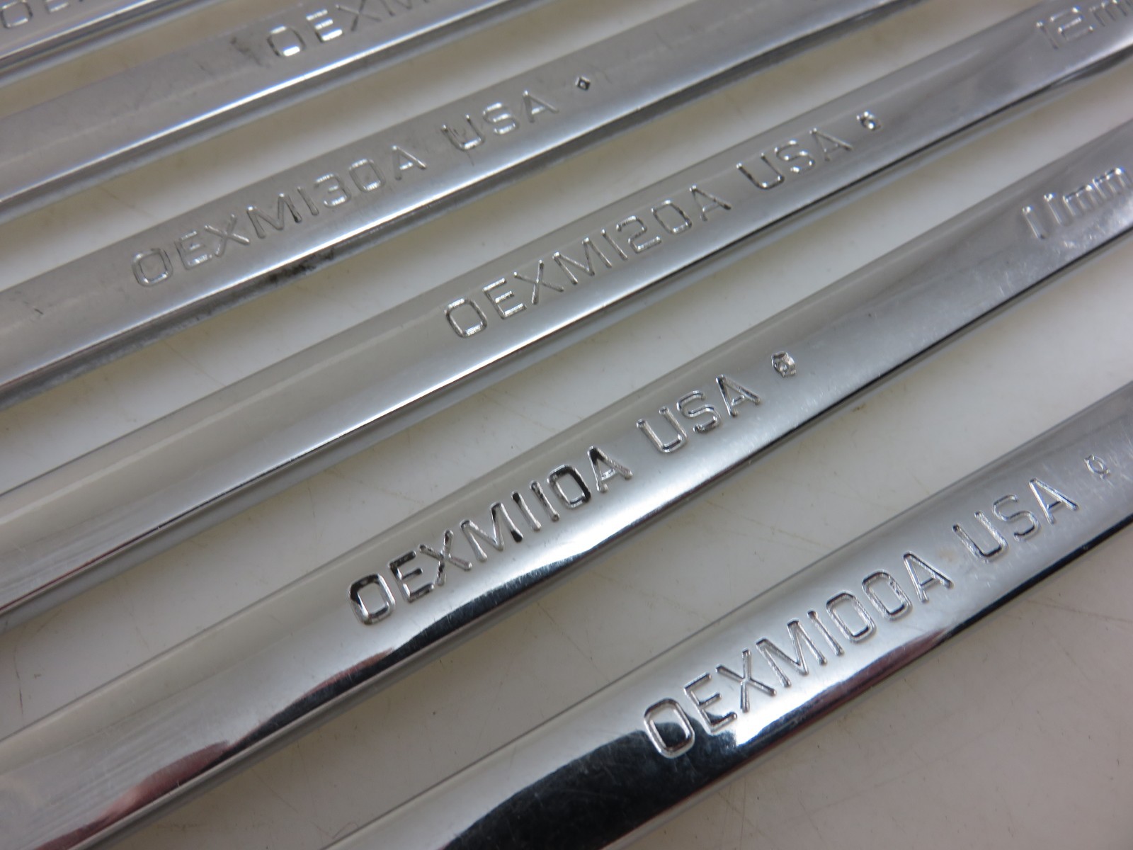 Snap-On METRIC OEXM Series Combination Wrench 9pc Set 10mm-18mm USA Made
