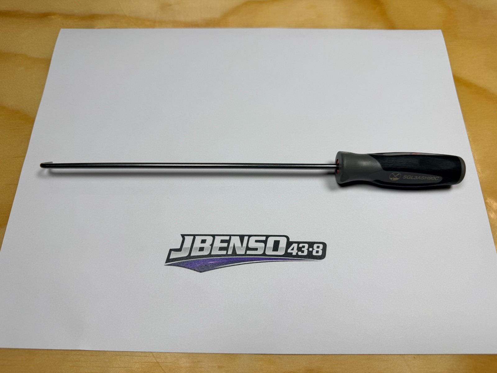 Snap-on Tools NEW DARK TITANIUM 6″ Mini Soft Grip Long 90° Tip Pick SGL3ASH90CDT
