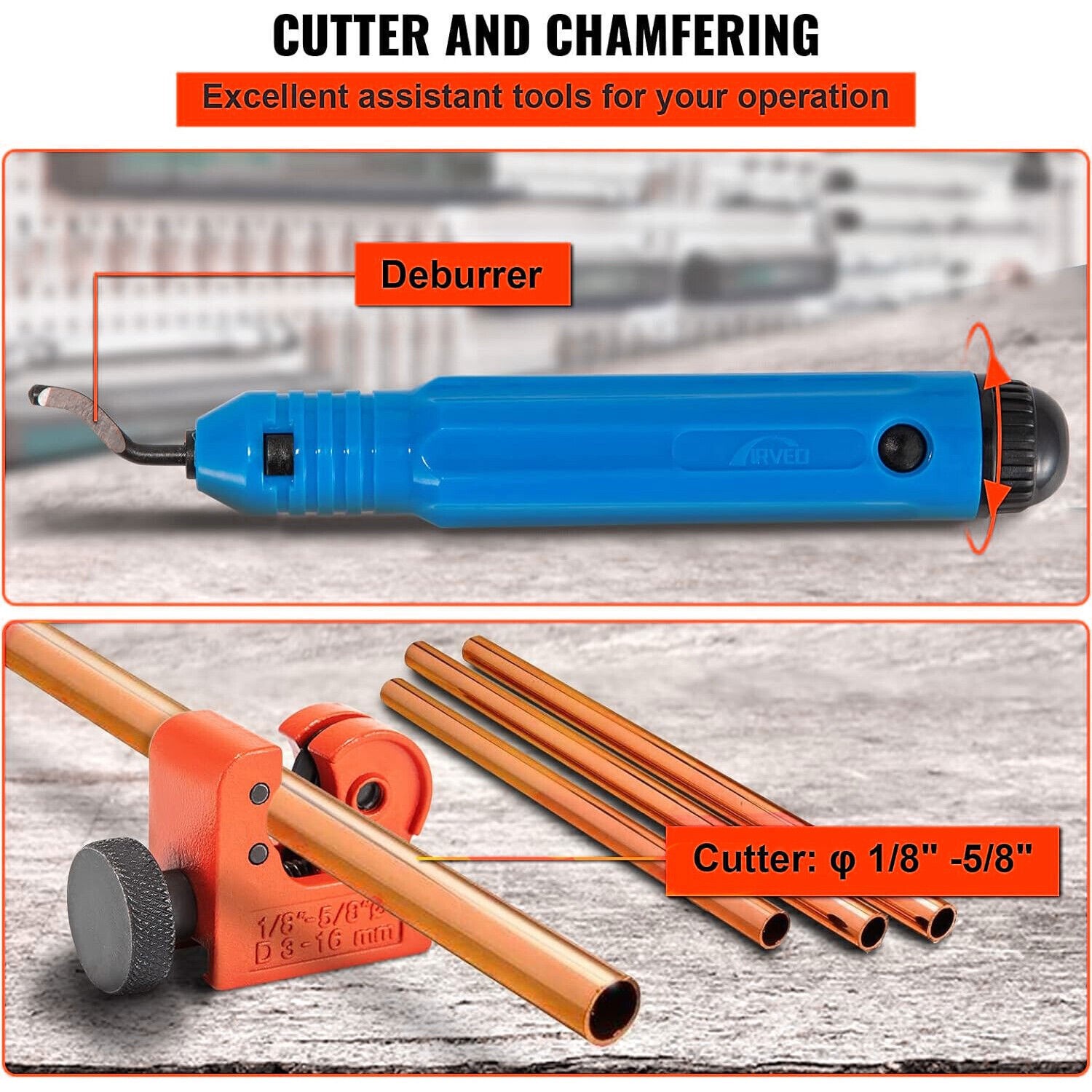 Hydraulic Brake Line Flaring Tool Kits, 45° Double Flaring Toolsfor 3/16″-1/2″