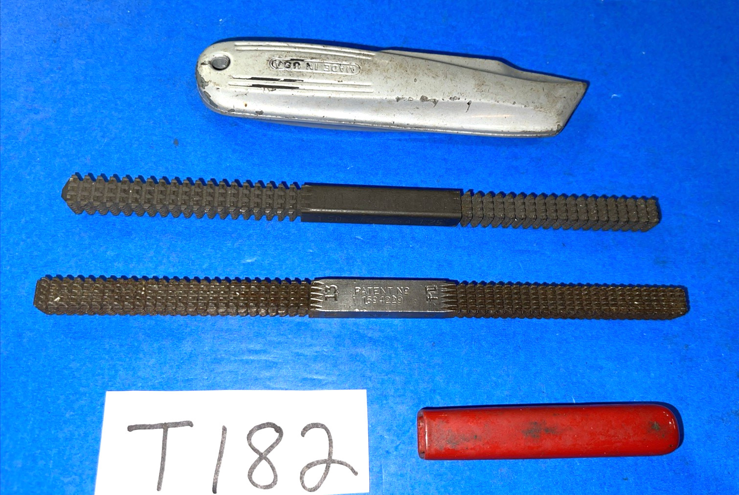 SNAP ON TOOLS 3 PIECE THREAD RESTORER FILES & UTILITY KNIFE