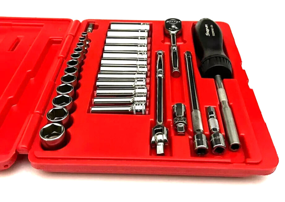NEW Snap-on™ 1/4″ drive 31-pc 131TMPB 6-point METRIC General Service Set Sealed
