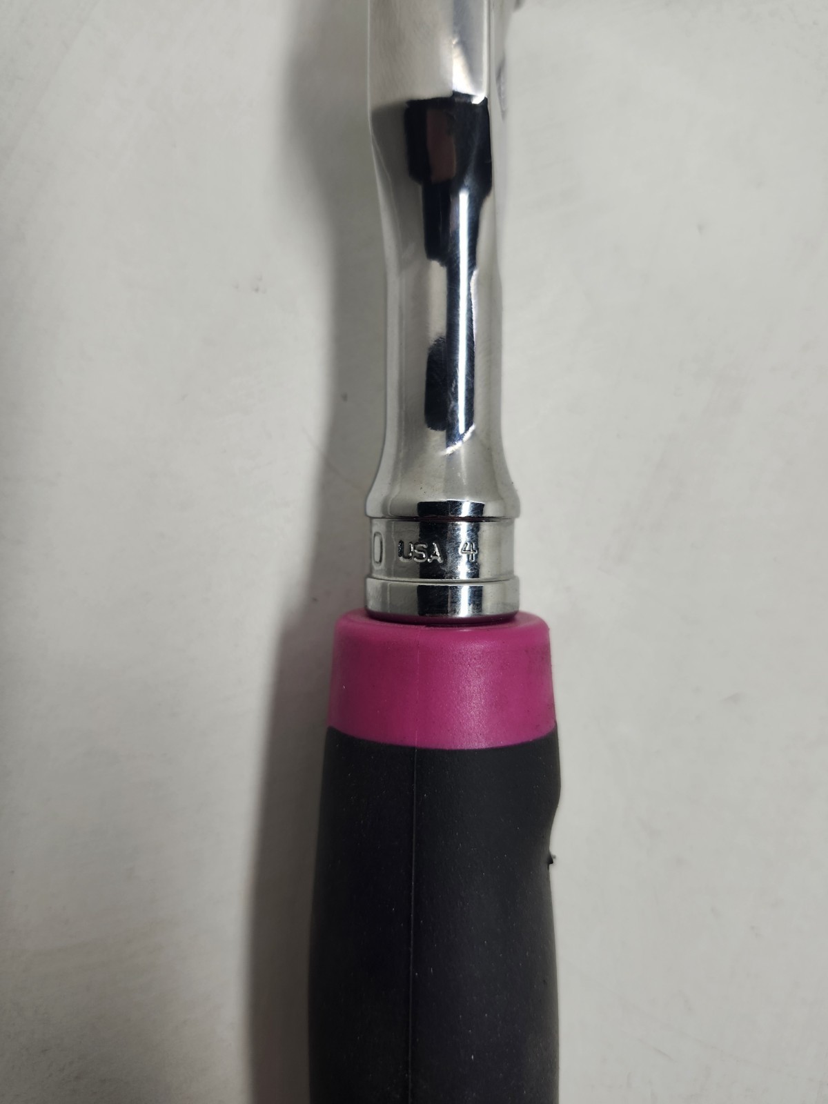NEW Snap-on FHF100 Cynergy 3/8″ 100 Tooth PINK Soft Grip Flex Ratchet NEW