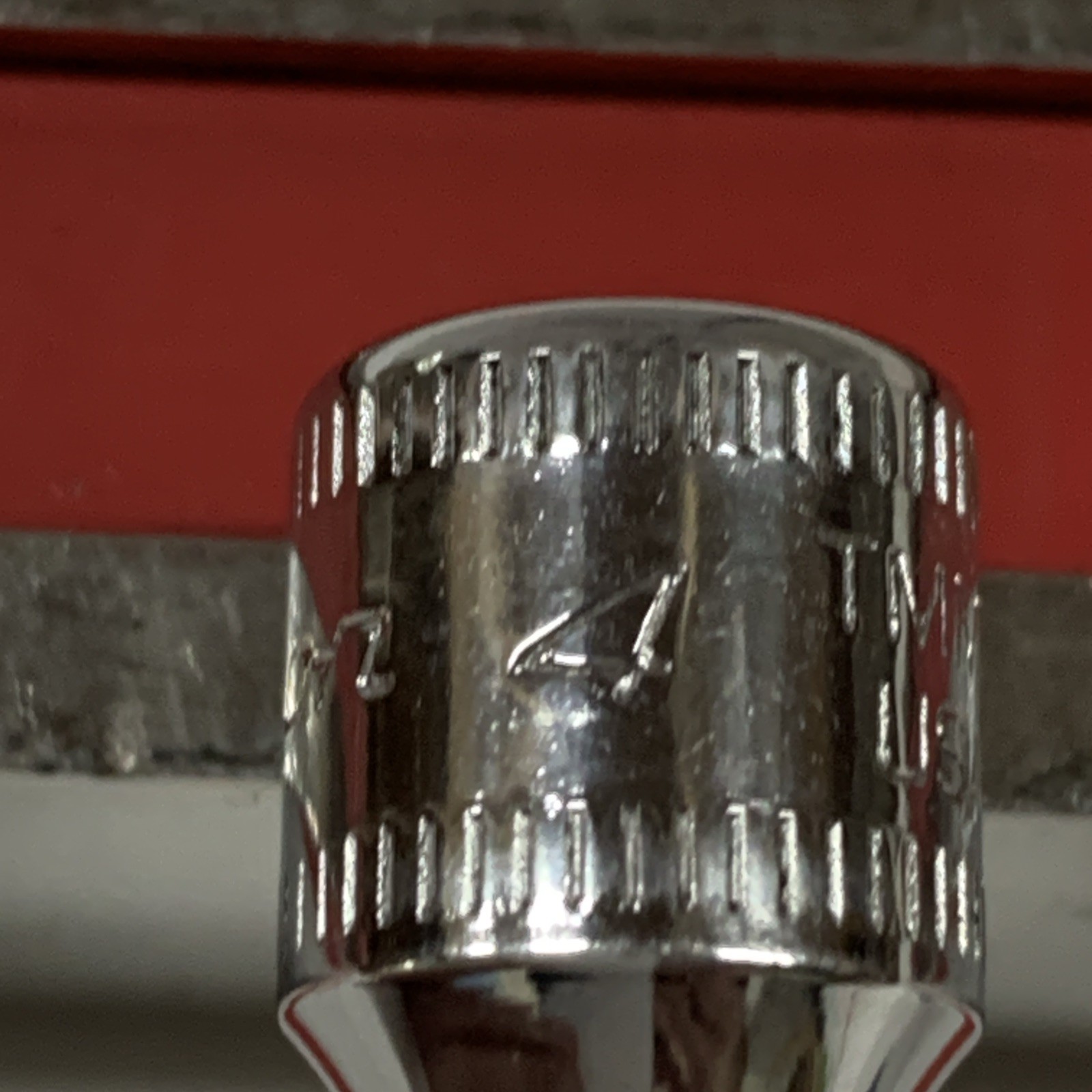 Snap On Tools TMM4 USA 1/4″ Drive 4mm METRIC 6pt Shallow Chrome Socket NEW